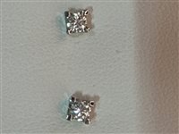 Earrings Artigianale Woman Punti Luce in White Gold Diamante OROR-90-253